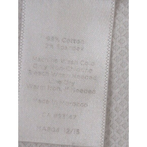 Talbots Hampshire Straight Ankle Pants Womens 6 Petite White Textured Classic - Picture 8 of 11